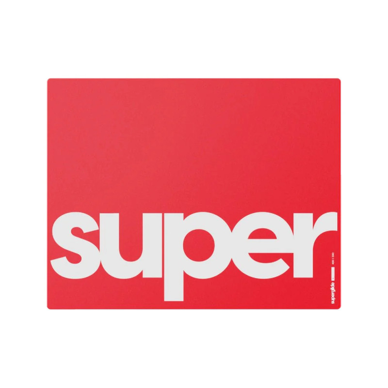 Pulsar Superglide XL Glass Gaming Mouse Pad - Red - حصيرة فأرة